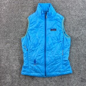 Patagonia Nano Puff Vest Women's XS Blue Polyester Quilted Insulated 84245